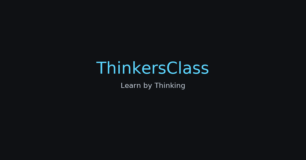 ThinkersClass preview